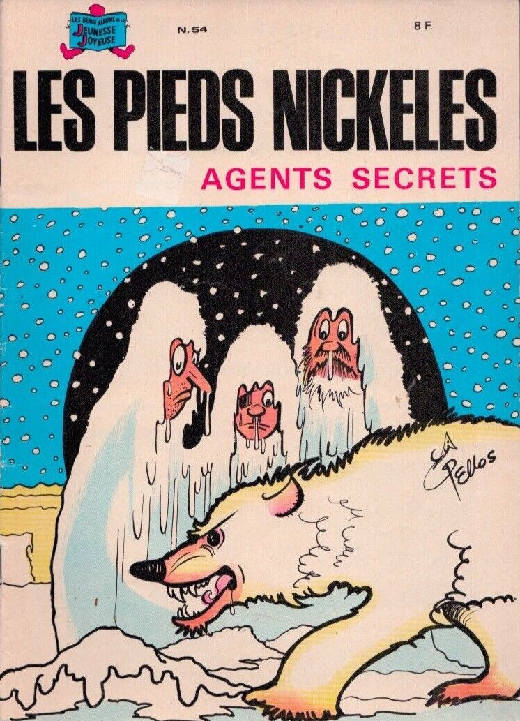 Couverture de l'album Les Pieds Nickelés Tome 54 Les Pieds Nickelés agents secrets