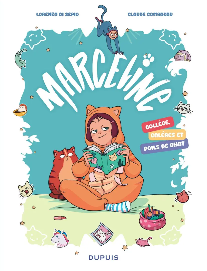 Couverture de l'album Marceline Collège, galère et poils de chat