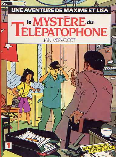 Couverture de l'album Maxime et Lisa Tome 2 Le mystère du Télépatophone (1/2)