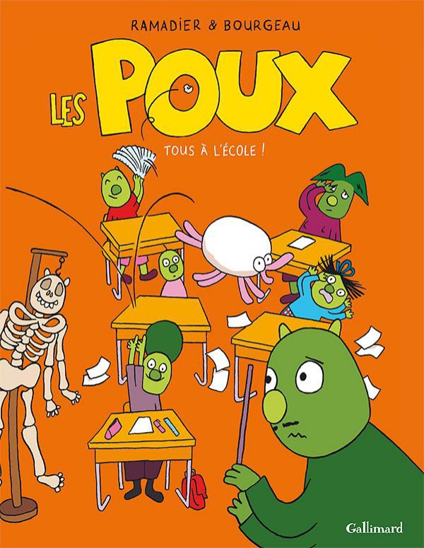 Couverture de l'album Les Poux Tome 2 Tous à l'école