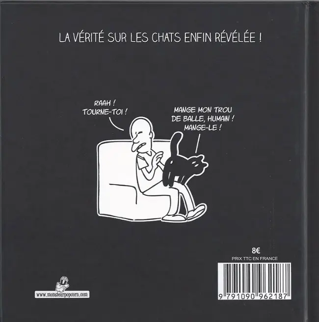 Verso de l'album Putain de chat I