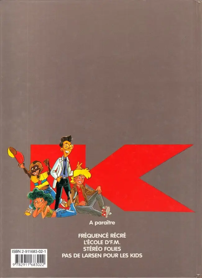 Verso de l'album Radio kids Tome 1 Aventures en megahertz