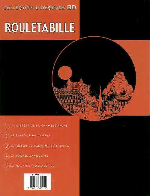 Verso de l'album Rouletabille Tome 5 La machine à assassiner