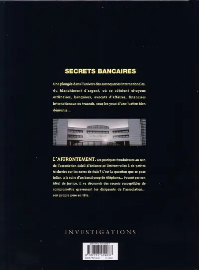 Verso de l'album Secrets bancaires Troisième Cycle Tome 2 L'affrontement