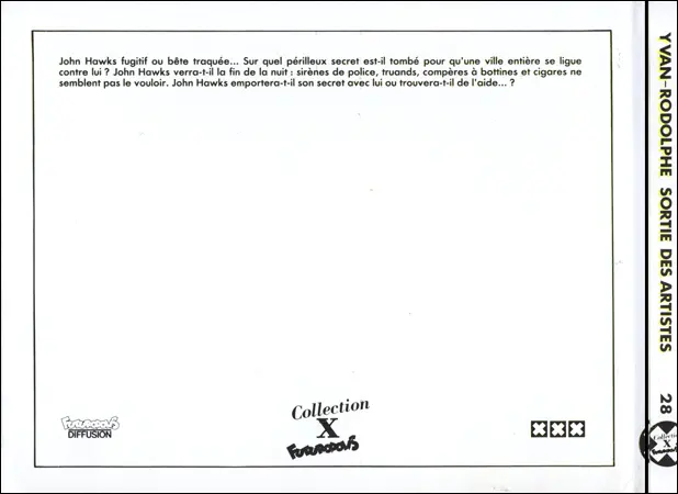 Verso de l'album Sortie des artistes