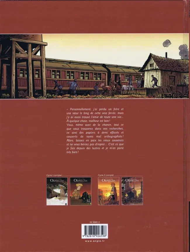 Verso de l'album Le Train des Orphelins Tome 4 Joey