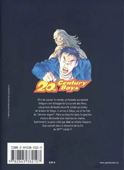 Verso de l'album 20th Century Boys 7