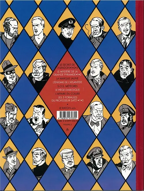 Verso de l'album Blake et Mortimer Tome 7 L'énigme de l'Atlantide