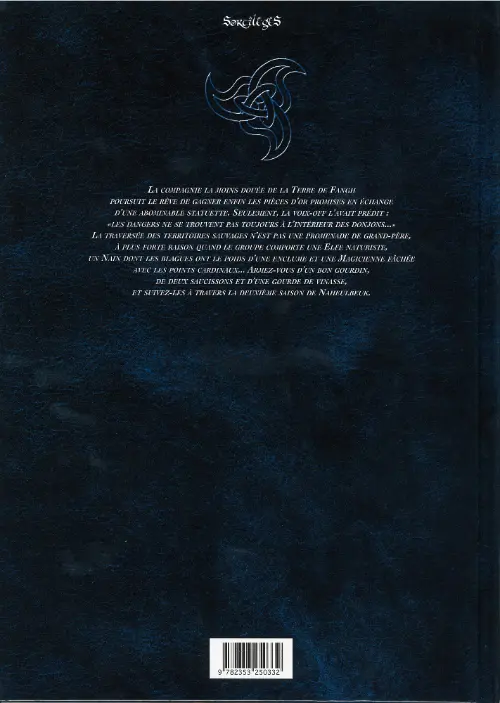 Verso de l'album Le Donjon de Naheulbeuk Tome 4 Deuxième saison, partie 2