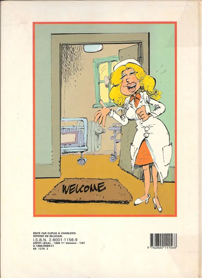Verso de l'album Les Femmes en Blanc Tome 1