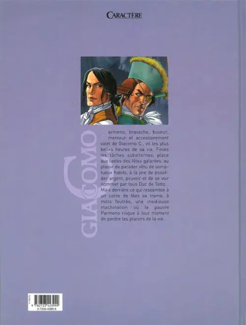 Verso de l'album Giacomo C. Tome 4 Le maître et son valet