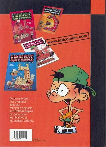 Verso de l'album Kid Paddle Tome 2 Carnage Total