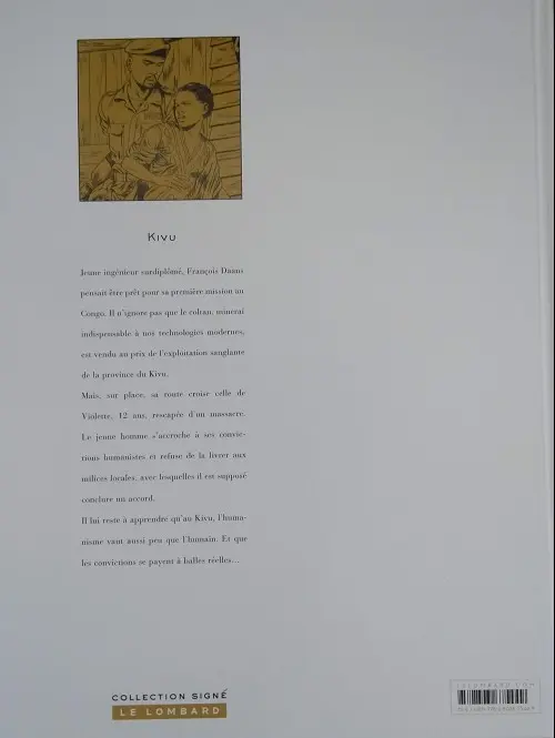 Verso de l'album Kivu