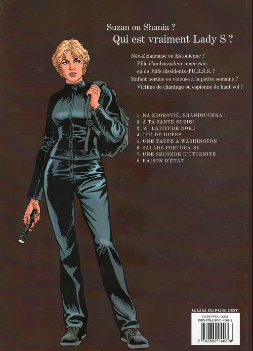 Verso de l'album Lady S. Tome 5 Une taupe à Washington