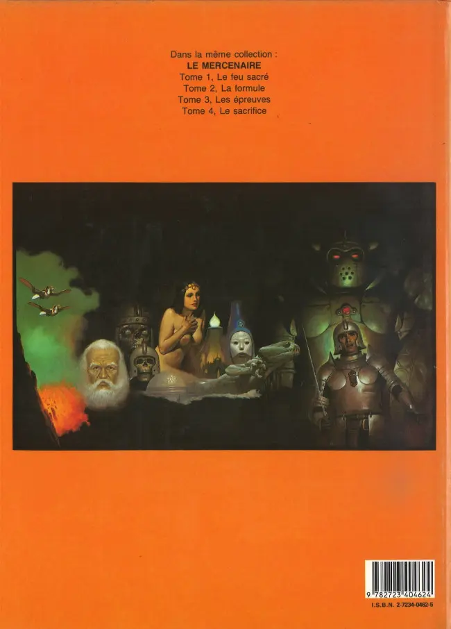 Verso de l'album Le Mercenaire Tome 3 Les épreuves