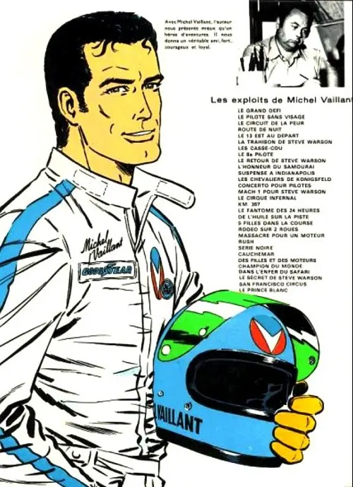 Verso de l'album Michel Vaillant Tome 7 Les casse-cou