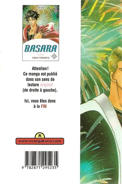 Verso de l'album Basara 10
