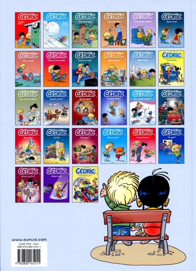 Verso de l'album Cédric Recueil de gags Quelle famille ! - Recueil de gags en famille