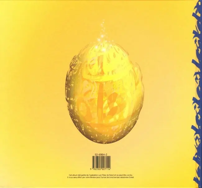 Verso de l'album Les Filles de Soleil N° 18
