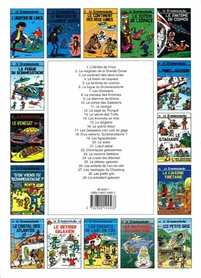 Verso de l'album Le Scrameustache Tome 29 Le président galaxien