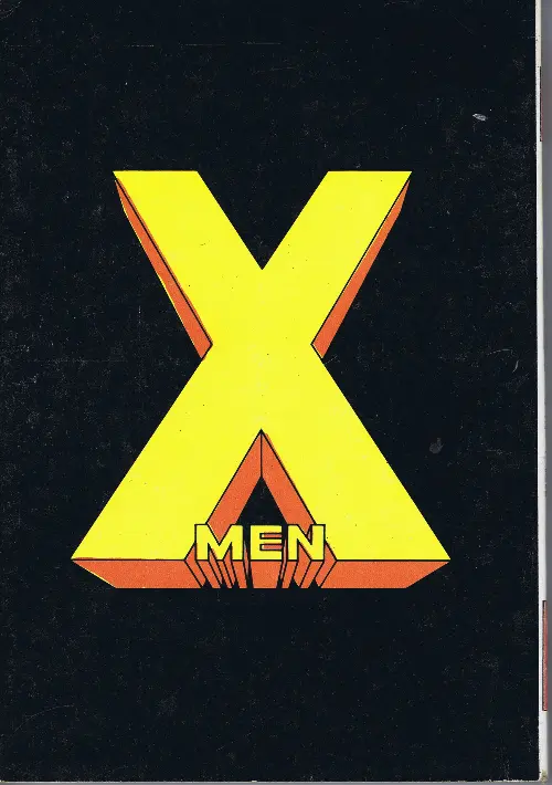 Verso de l'album Super X-Men N° 8