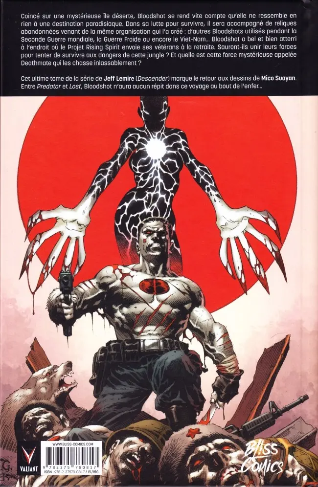 Verso de l'album Bloodshot Reborn Tome 4 Bloodshot Island