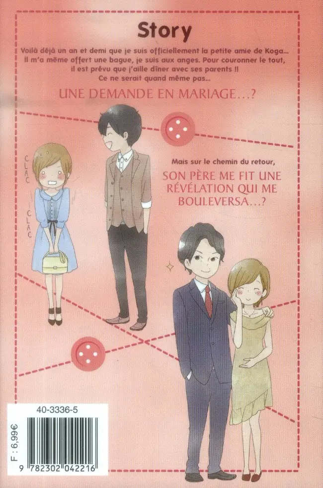 Verso de l'album Kokoro button 11