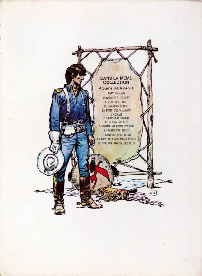 Verso de l'album Blueberry Tome 11 La mine de l'Allemand perdu