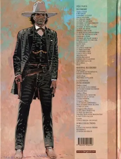 Verso de l'album Blueberry Tome 28 Dust