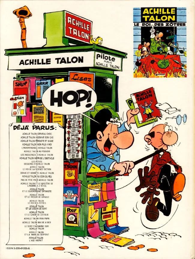 Verso de l'album Achille Talon Tome 21 Ma vie à moi