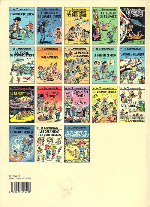 Verso de l'album Le Scrameustache Tome 11 Le renégat