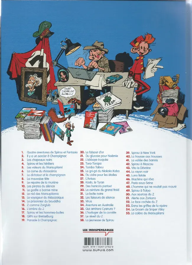 Verso de l'album Spirou et Fantasio Tome 42 Spirou et Fantasio à Moscou