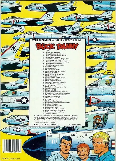 Verso de l'album Buck Danny Tome 16 Menace au nord