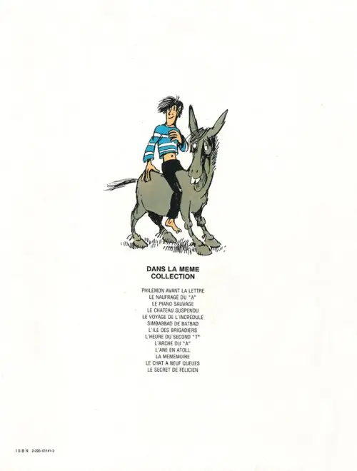 Verso de l'album Philémon Tome 10 La mémémoire