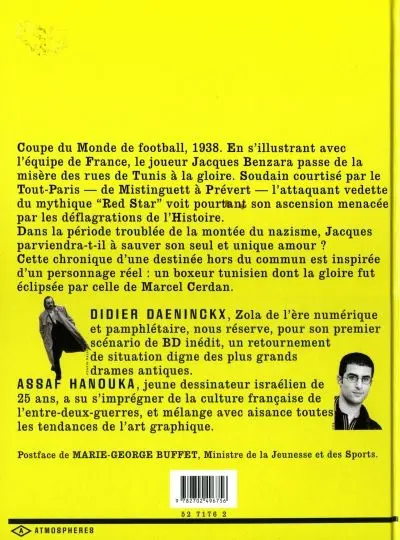 Verso de l'album Carton jaune !