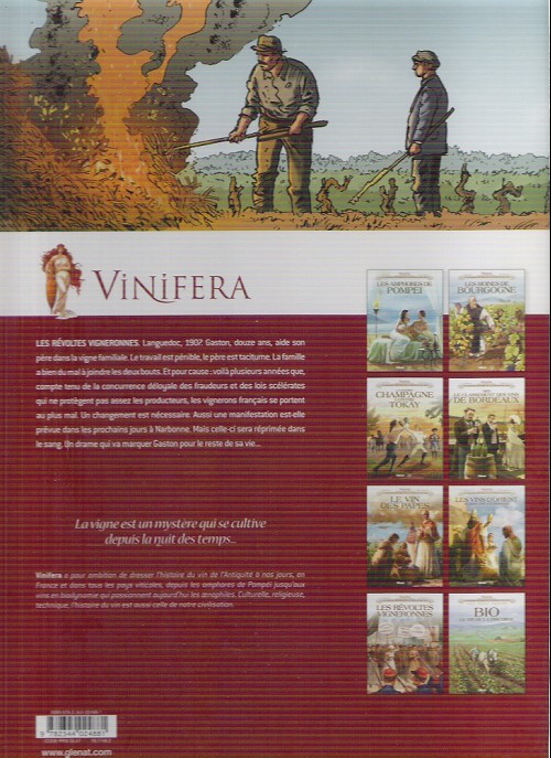 Verso de l'album Vinifera Tome 7 Les révoltes vigneronnes
