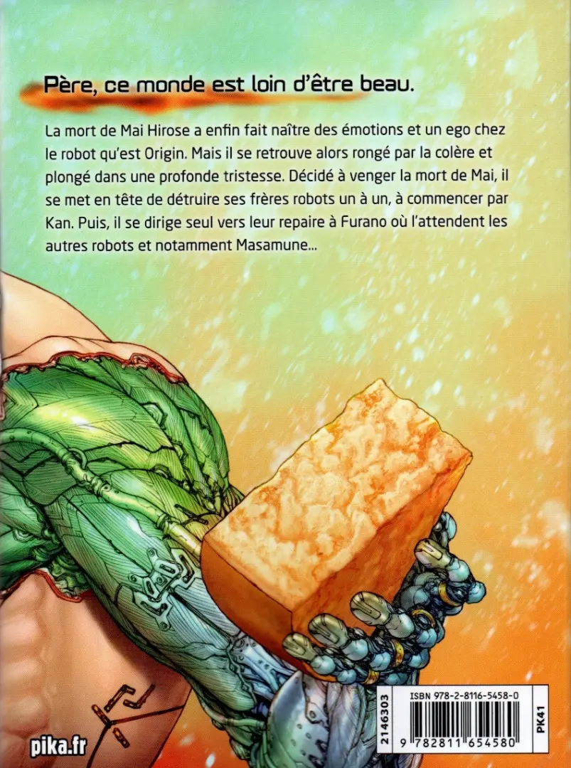 Verso de l'album Origin 9