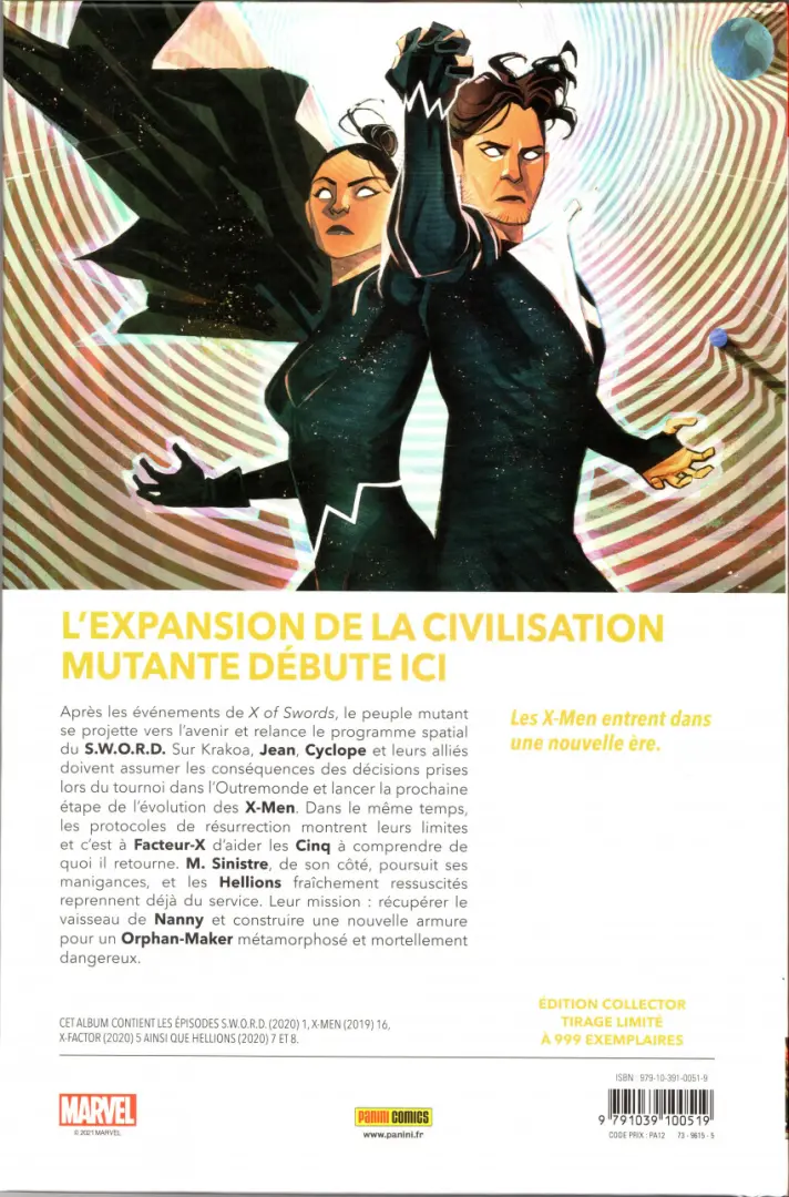 Verso de l'album Reign of X Volume 01
