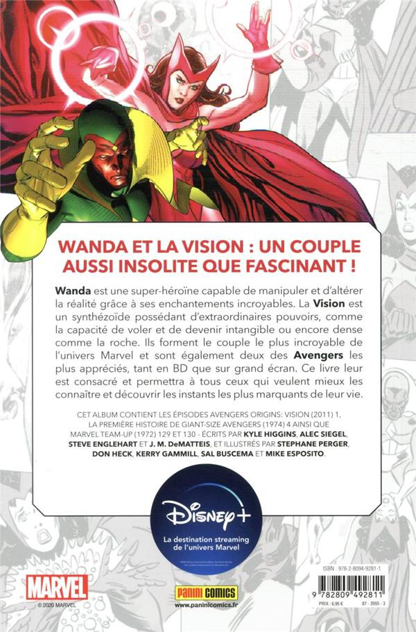 Verso de l'album Wanda & la Vision