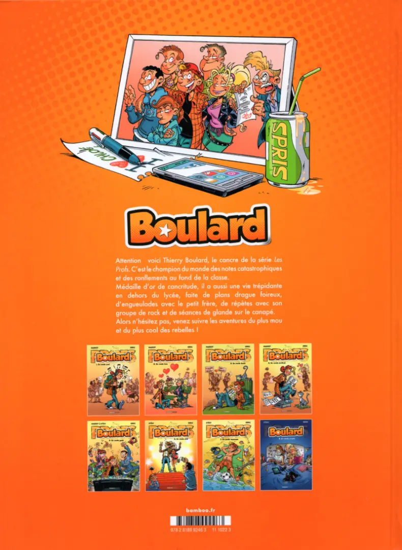 Verso de l'album Boulard Tome 5 En mode geek