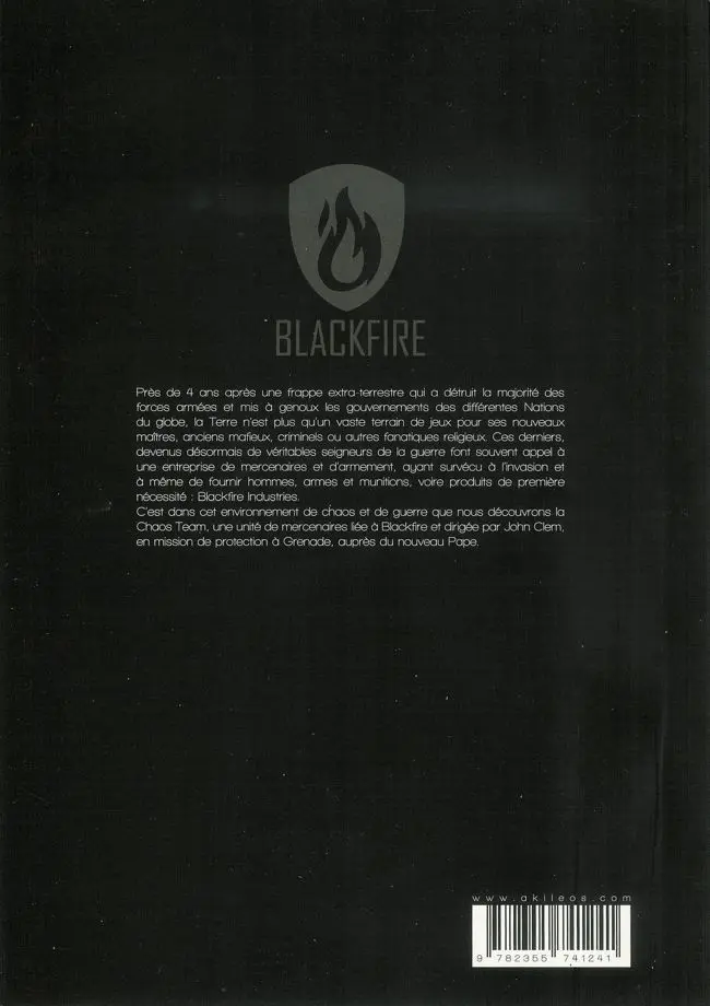 Verso de l'album Chaos Team Tome 1 Tome 1.1
