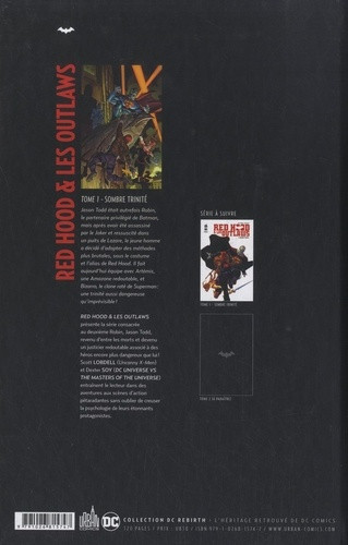 Verso de l'album Red Hood & les Outlaws 1 Sombre trinité