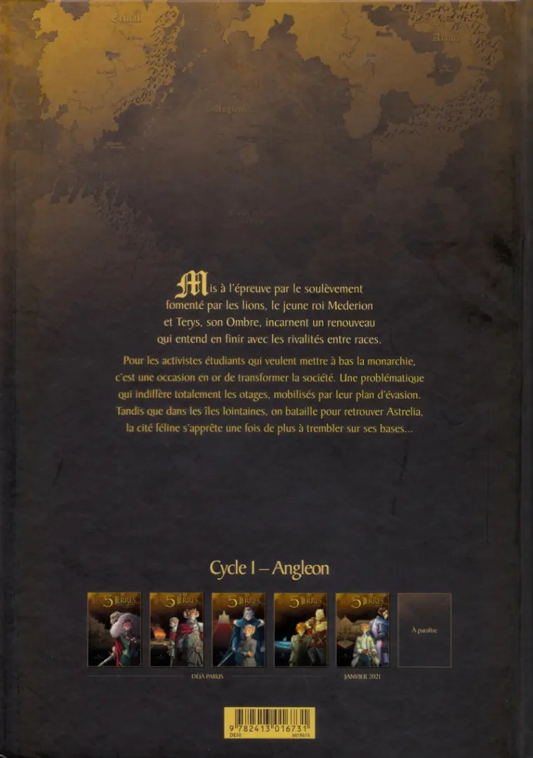 Verso de l'album Les 5 Terres 4 La même férocité