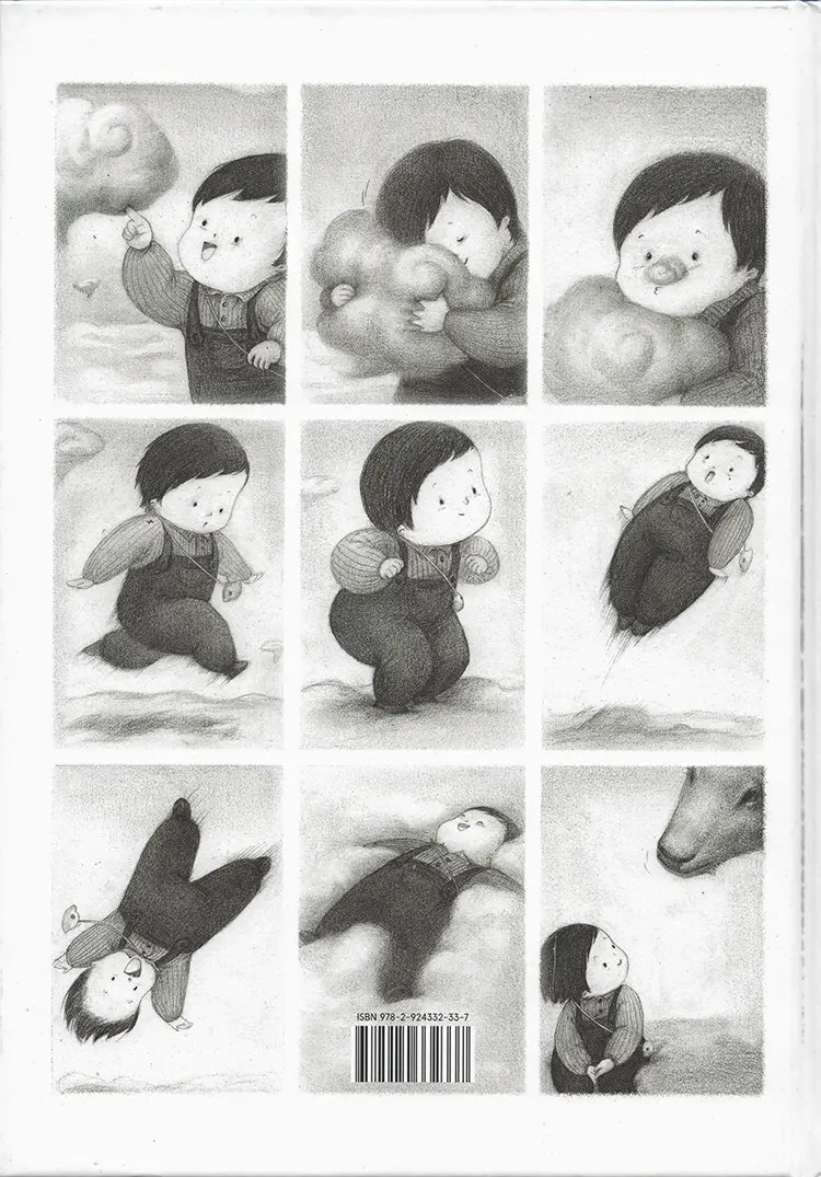 Verso de l'album L'enfant seule