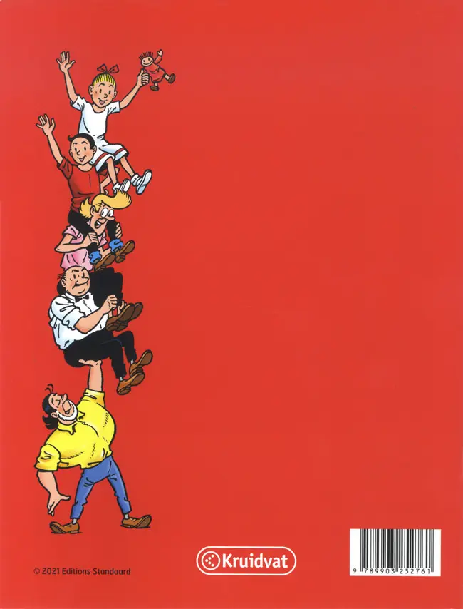 Verso de l'album Bob et Bobette (Publicitaire) L'ermite hermétique