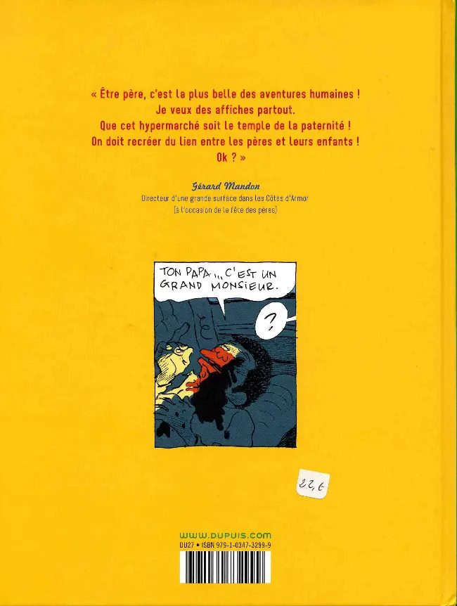 Verso de l'album Tête de gondole