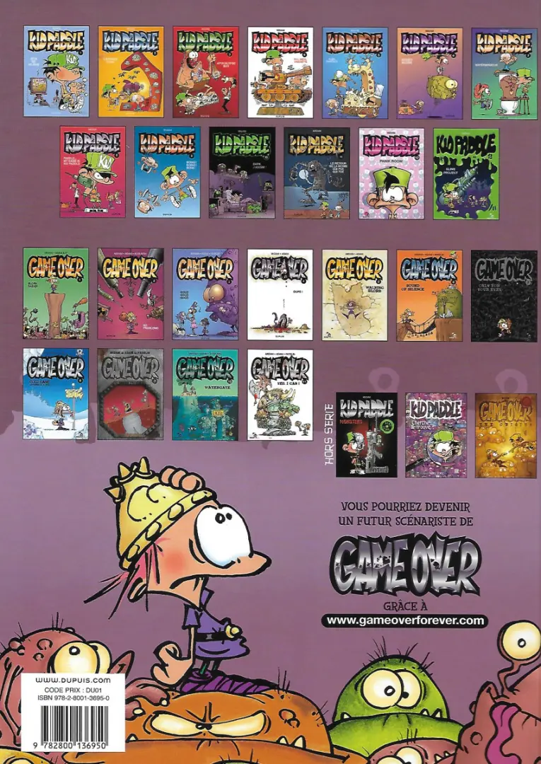 Verso de l'album Game over Tome 2 No Problemo