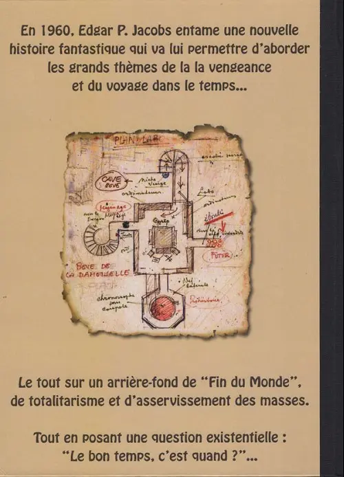 Verso de l'album Les pièges de Miloch