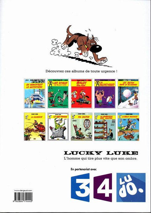 Verso de l'album Lucky Luke Tome 36 Western Circus