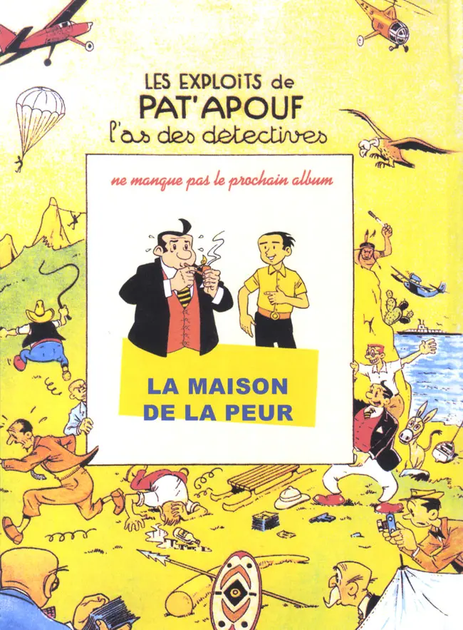 Verso de l'album Pat'Apouf Détective Tome 14 La corde au cou